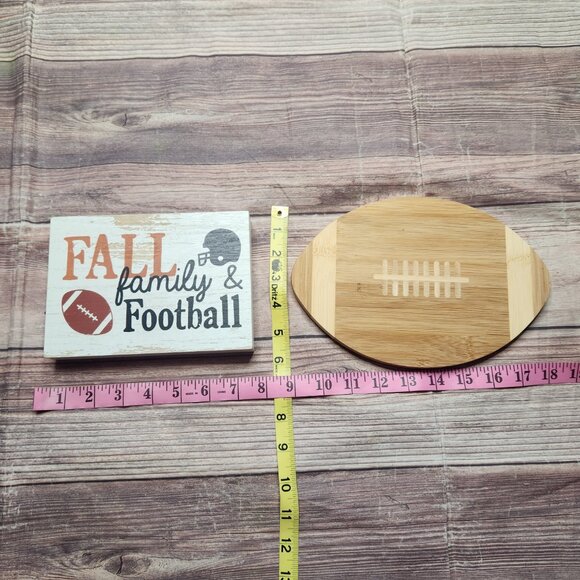 ⭐️ Fall Family & Football Cutting Board Home Decor - Picture 2 of 5